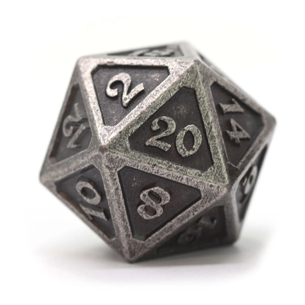 Other Die Hard Dice Metal Mythica Dark Silver Dire D20