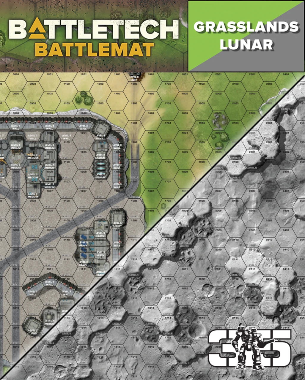 Other BattleTech: Battlemat Grasslands/Lunar