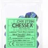 Other Chessex Gemini Lustrous Dark Blue/Green 10ct D10 Set (27296)