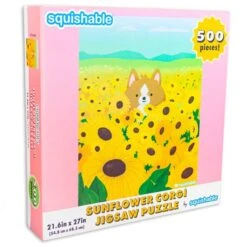 Squishables Sunflower Corgi Puzzle