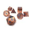 Other Easy Roller Metal Dice Of Ancient Dragons Copper/Powder Blue 7ct Polyhedral Set