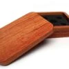 Easy Roller Wooden Dice Case - Plain Rosewood