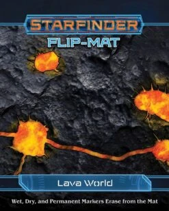 Starfinder Flip Mat Lava World
