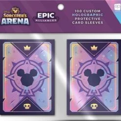 Disney Sorcerer's Arena: Holographic Sleeves 100ct (Lorcana TCG Compatible!)