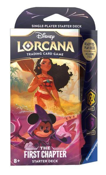 Disney Lorcana TCG: 1st Set Starter Deck Amber & Amethyst