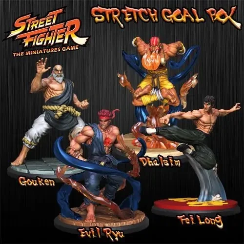 Street Fighter Miniatures Game Kickstarter Stretch Goal Box - Image 3