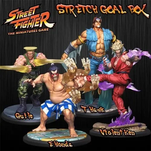 Street Fighter Miniatures Game Kickstarter Stretch Goal Box - Image 4