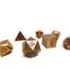Other Easy Roller Metal Dice Of Ancient Dragons Gold/Red 7ct Polyhedral Set