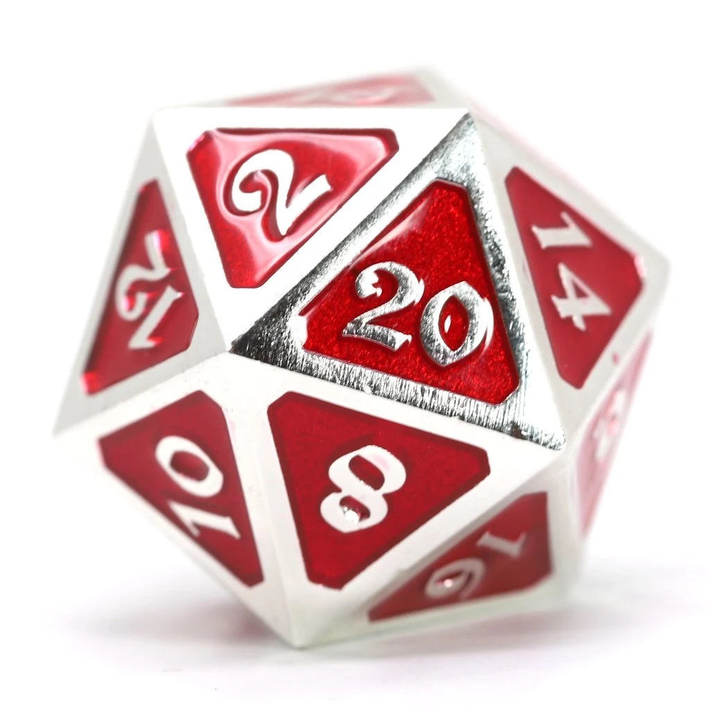 Other Die Hard Dice Metal Mythica Platinum Ruby Dire D20