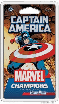 ASMODEE Marvel Champions: The Living Card Game - Captain America Hero Pack