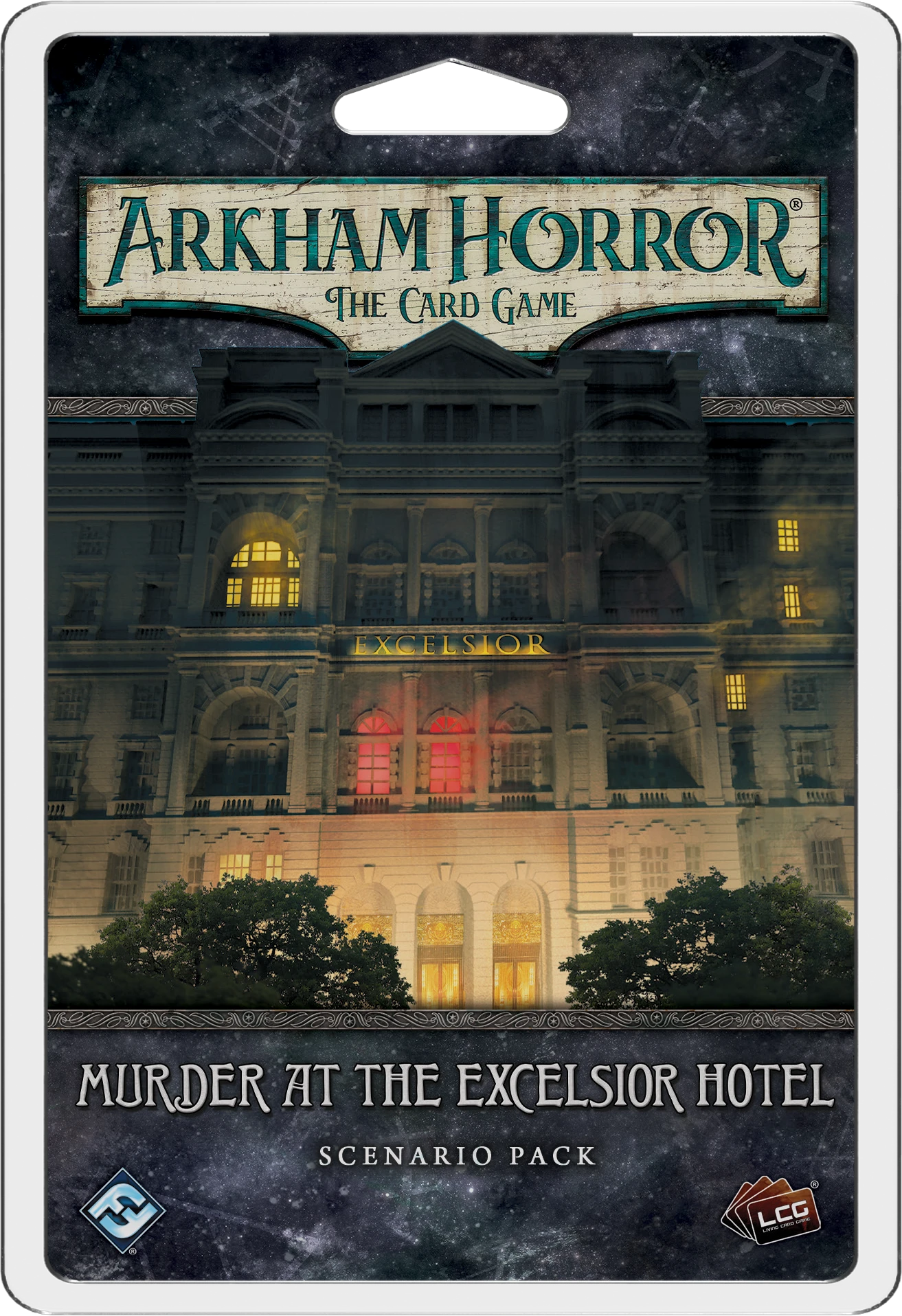 ASMODEE Arkham Horror: The Living Card Game - Murder At The Excelsior Hotel Scenario Pack